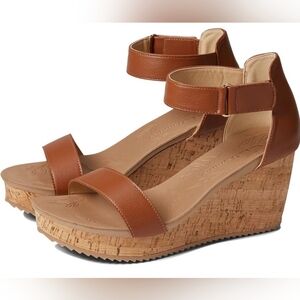 NWT CL by Laundry Kaya Cork Wedge Sandal